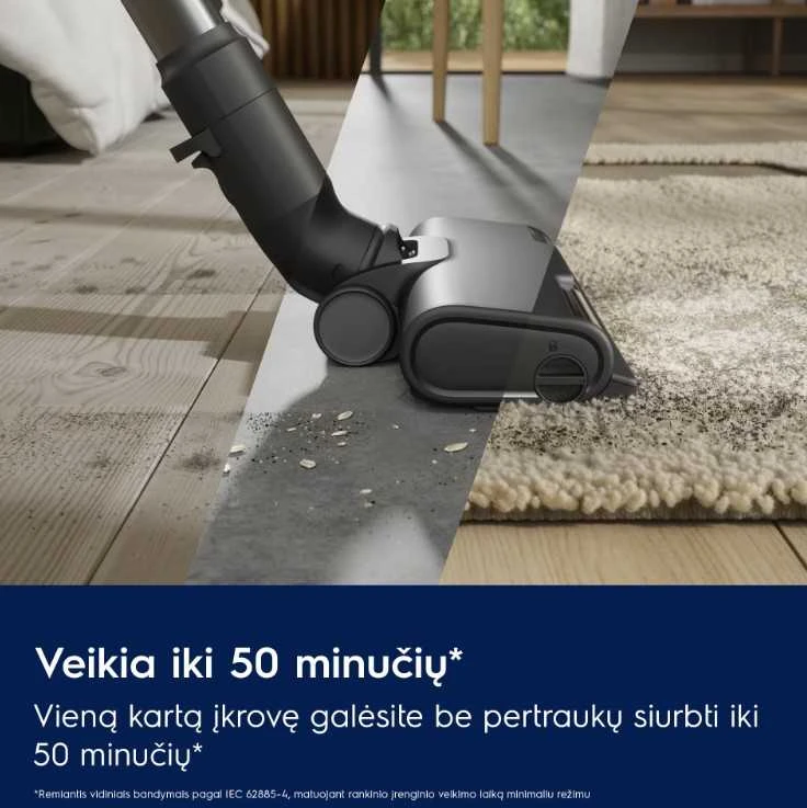 Belaidis dulkių siurblys Electrolux 600 serijos „Hygienic WET“ (EP61H21WET)