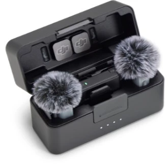 DJI Mic Mini 2 (2 siųstuvai + 1 imtuvas + įkrovimo dėklas)