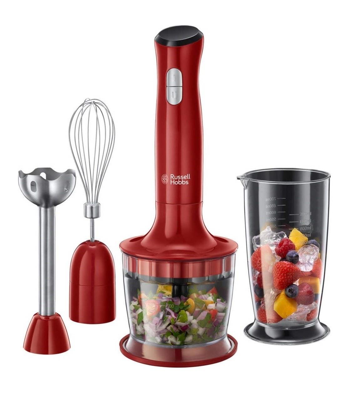 RUSSEL 24700-56 Maišytuvas Russell Hobbs 24700-56 3in1 Desire | 500W | raudona