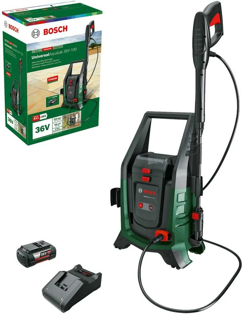 Bosch UniversalAquatak 36V plovyklė su baterija ir įkrovikliu