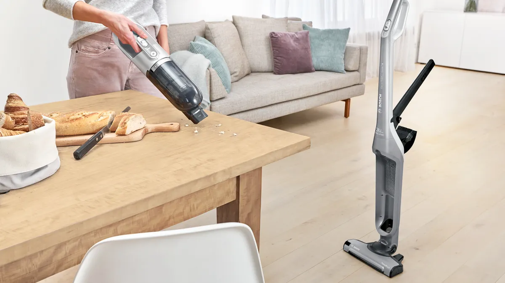 Bosch Įkraunamasis dulkių siurblys Flexxo Gen2 23Vmax, Sidabrinės spalvos (BCH3K2301)