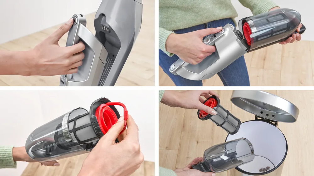 Bosch Įkraunamasis dulkių siurblys Flexxo Gen2 23Vmax, Sidabrinės spalvos (BCH3K2301)