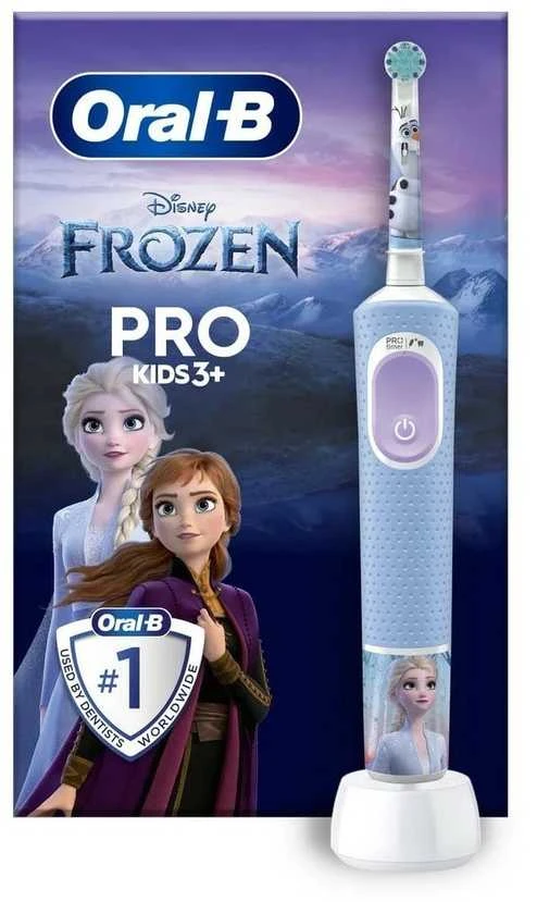 Braun D103.413.2K Vitality PRO Kids Elektrinis Dantų Šepetėlis 3+ Frozen