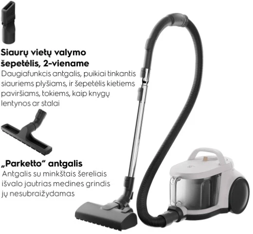 Dulkių siurblys Electrolux EL51C2SW