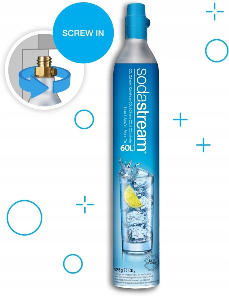 SodaStream Extra CO2 425g (60L) angliarūgštės cilindras
