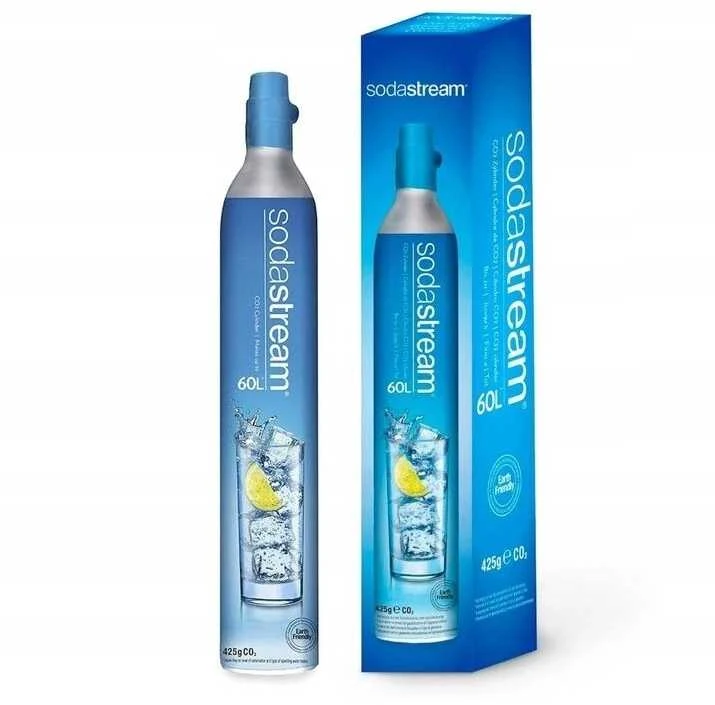 SodaStream prisukamas CO2 angliarūgštės cilindras, 60l, mėlynas