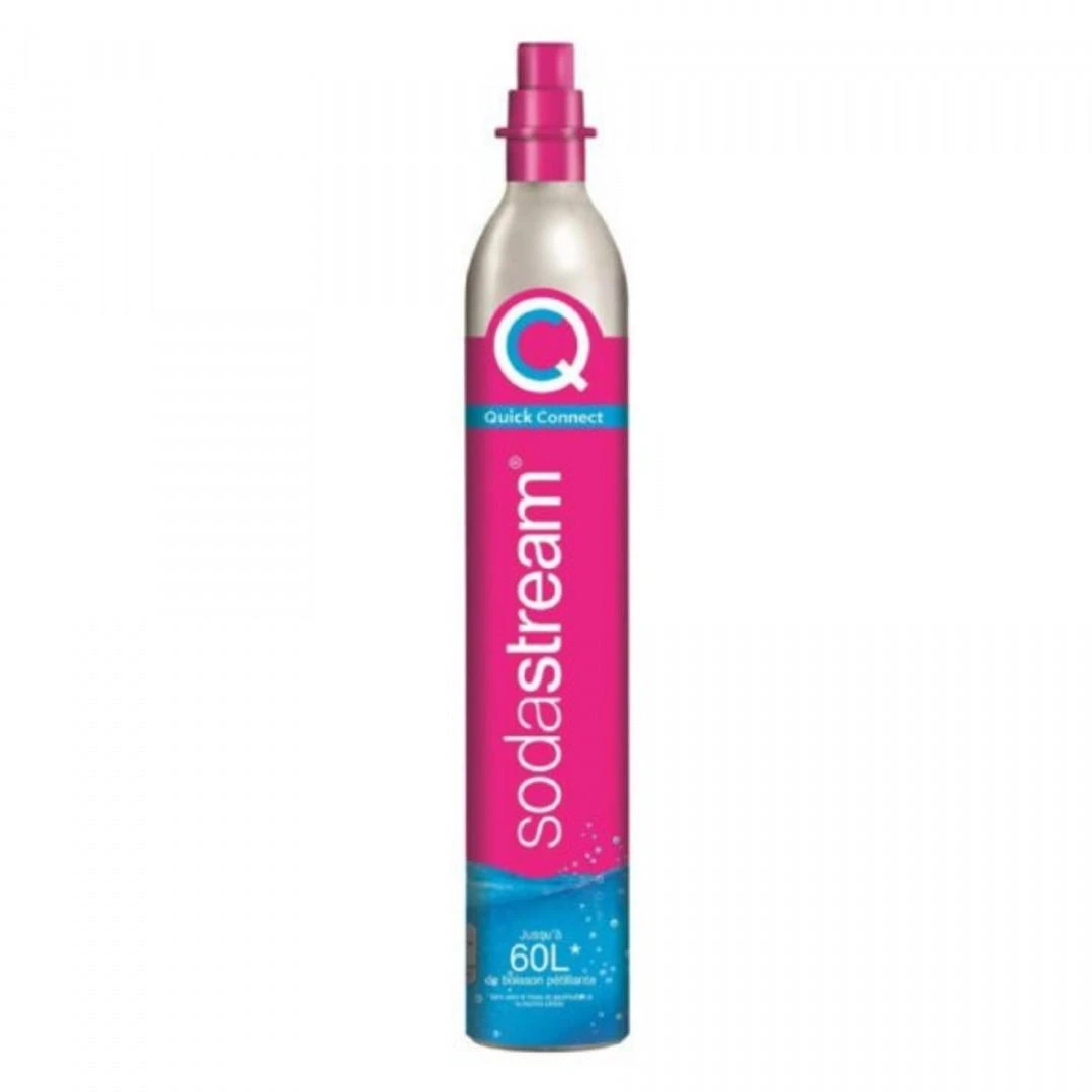 SodaStream Quick Connect CO2 angliarūgštės cilindras 60L, rožinis
