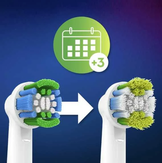 Oral-B | Precision Clean Replaceable Dantų šepetėlis Heads | Heads | Suaugusiems | Šepetėlių skaičius galvutės įeina 6 | Baltas
