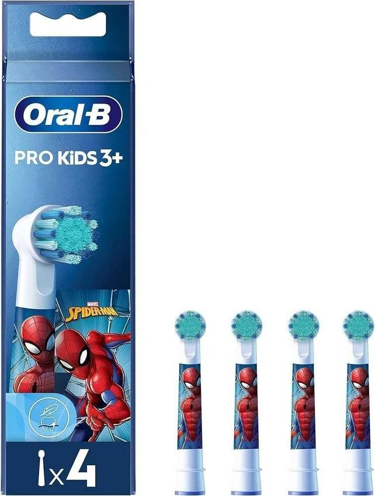 Oral-B pakaitinis dantų šepetėlis vaikams Spiderman 4U