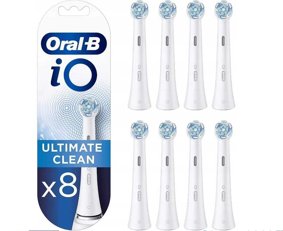 Dantų šepetėlių antgaliai Oral-B iO Ultimate Cleaning baltas 8 vnt