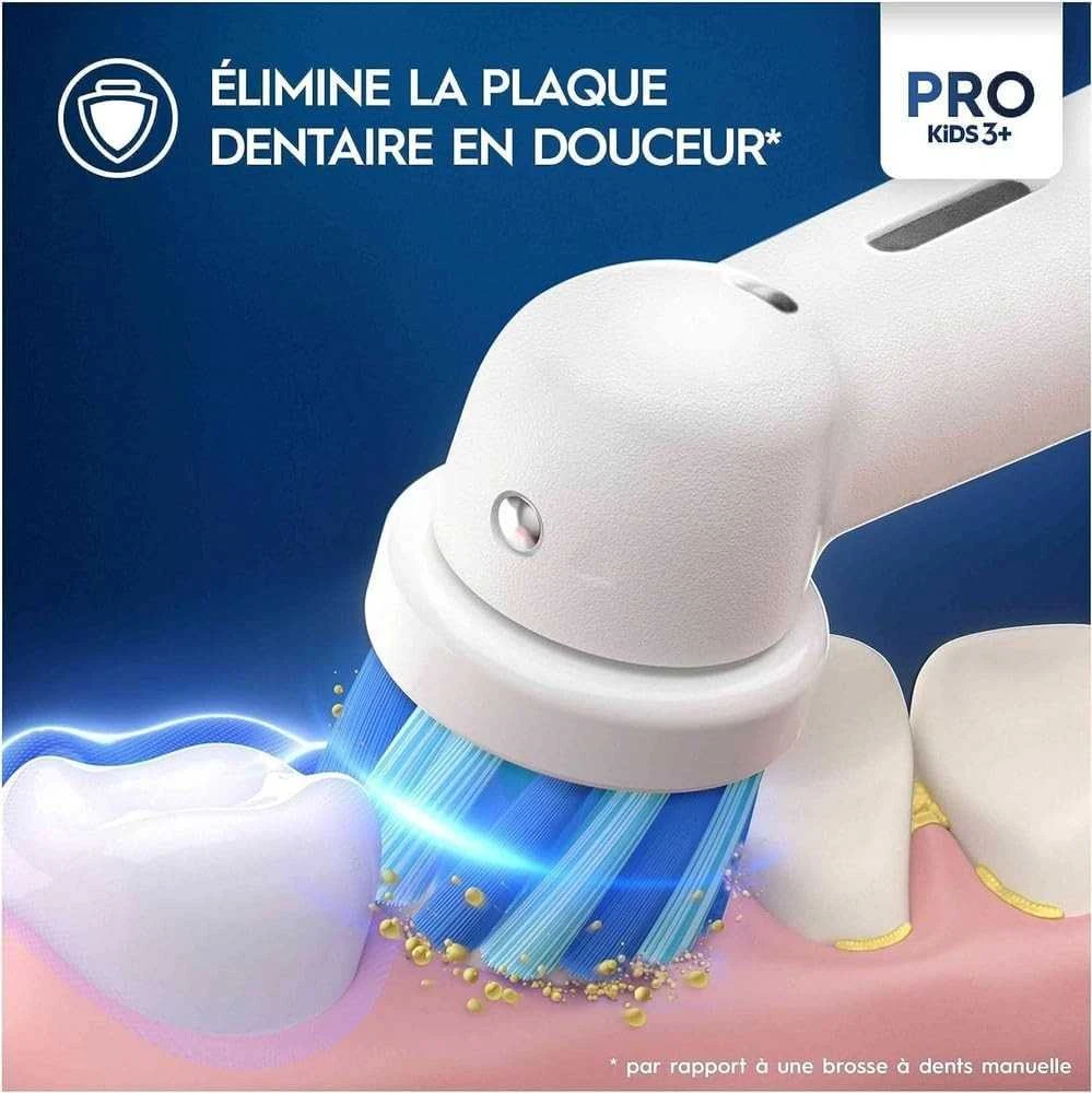 Oral-B pakaitinis dantų šepetėlis vaikams Spiderman 4U