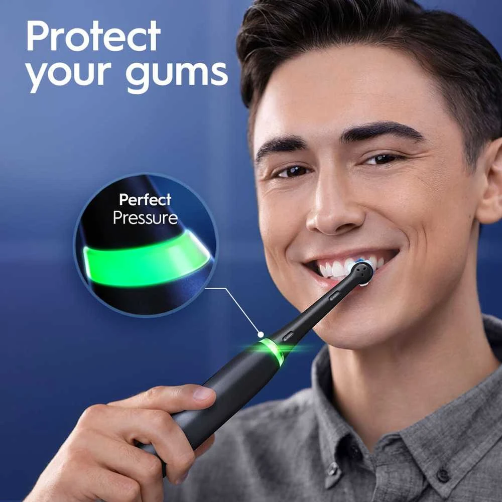 Oral-B Elektrinis dantų šepetėlis | iO6s | Įkraunamas | Suaugusiems | Šepetėlių skaičius galvutės įeina 1 | Number of teeth brushing modes 5 | Juodas Lava