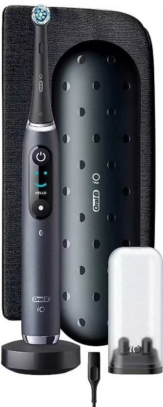 Braun Oral-B iO Series 9 Luxe Edition Juodas Onyx Dantų šepetėlis