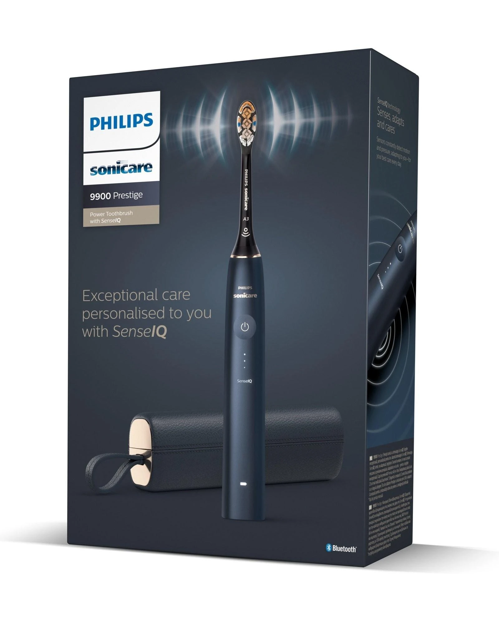 Elektrinis dantų šepetėlis Philips Sonicare DiamondClean Prestige 9900 HX9992/12, tamsiai mėlynas