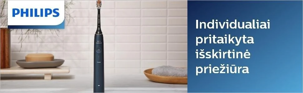 Elektrinis dantų šepetėlis Philips Sonicare DiamondClean Prestige 9900 HX9992/12, tamsiai mėlynas