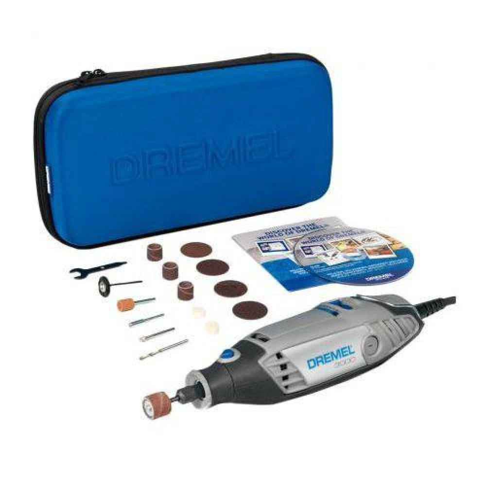 DREMEL 3000 serijos rotacinis įrankis + 15 priedų