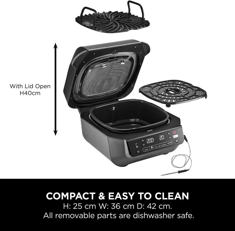 Daugiafunkcinis puodas Ninja 5-in-1 Grill & Air Fryer EG351EU