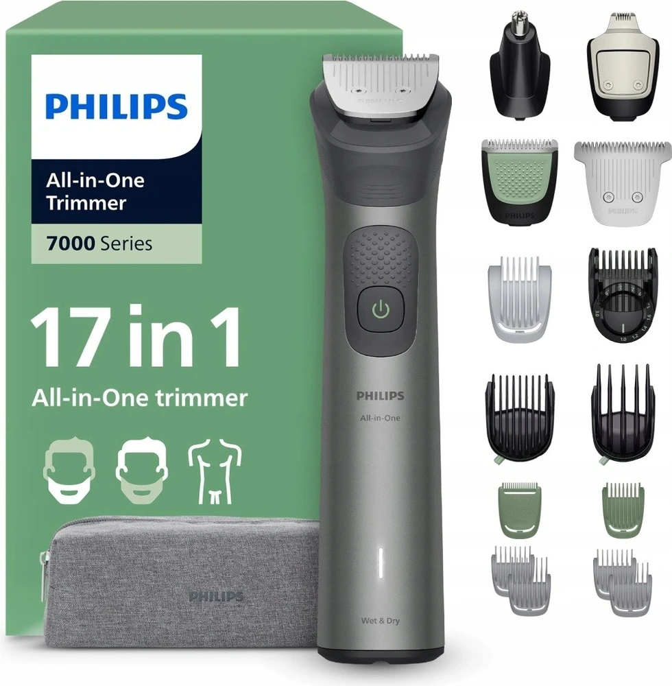 Daugiafunkcis kūno ir veido skustuvas Philips „Septyniolika viename“ MG7941/15