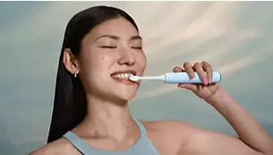 Elektrinis dantų šepetėlis Philips Sonicare Series 6100 HX7406/02, Žydras aprašymas - Prekės nuotrauka
