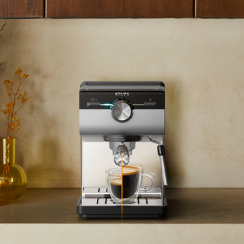 Krups Authentic+ XP384E10 Pusiau automatinis Espresso Kavos aparatas 2 L +DOVANA Lavazza kavos pupelės aprašymas - Prekės nuotrauka