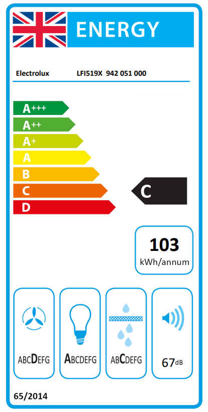 Gartraukis Electrolux LFI519X aprašymas - Prekės nuotrauka