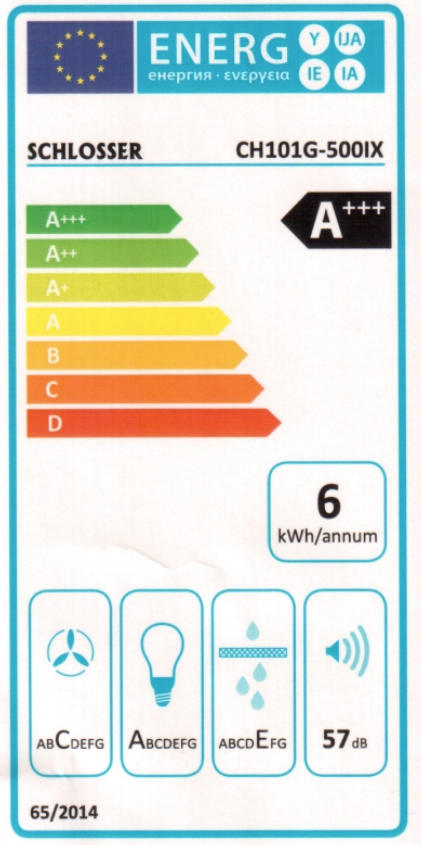 Gartraukis Schlosser CH101G-500IX INVERTER A+++, 50 cm aprašymas - Prekės nuotrauka
