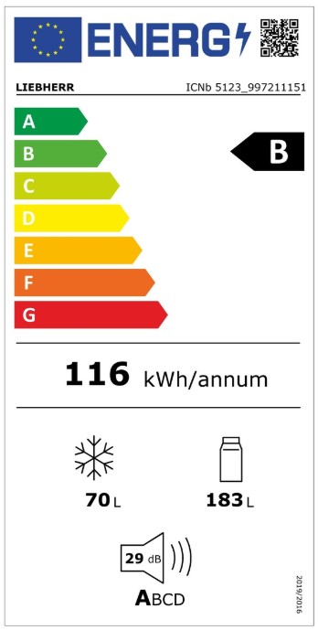 Šaldytuvas Liebherr ICNb 5123 aprašymas - Prekės nuotrauka