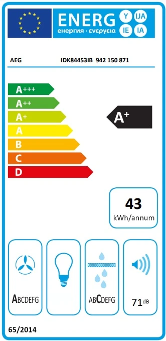 Kaitlentė AEG IDK84453IB aprašymas - Prekės nuotrauka