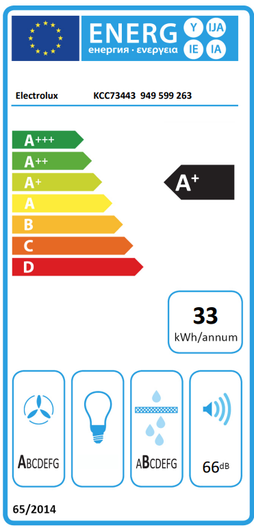 Kaitlentė Electrolux KCC73443 aprašymas - Prekės nuotrauka