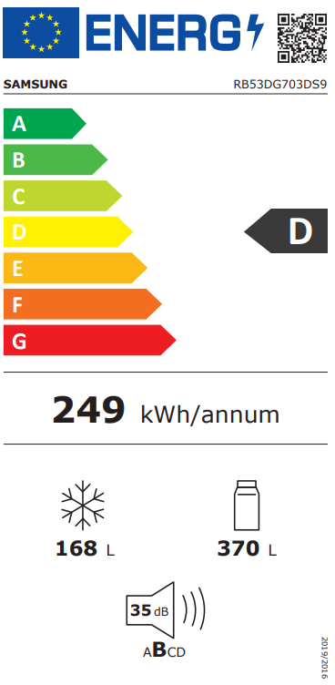 Šaldytuvas Samsung AI Combi MAX, Wi-Fi, RB53DG703DS9EO aprašymas - Prekės nuotrauka
