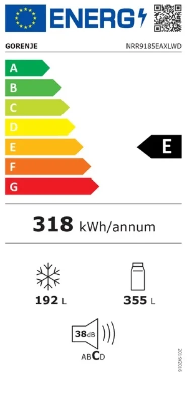 Gorenje NRR9185EAXLWD aprašymas - Prekės nuotrauka