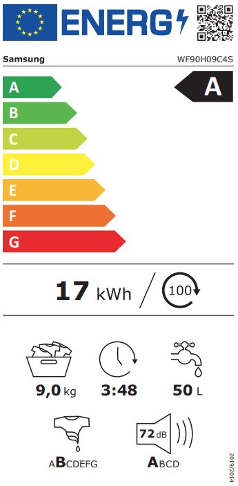 Skalbimo mašina Samsung Ecobubble, WF90H09C4ST2, 9kg aprašymas - Prekės nuotrauka