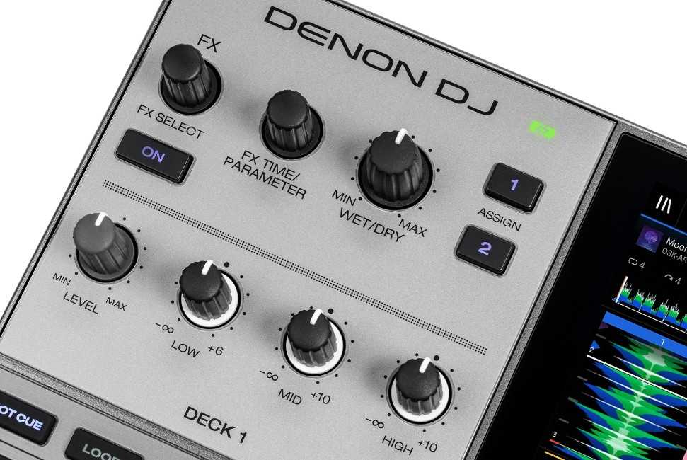 Denon Pro Dj DJ pultas Denon DJ Prime Go + DJPRIMEGO