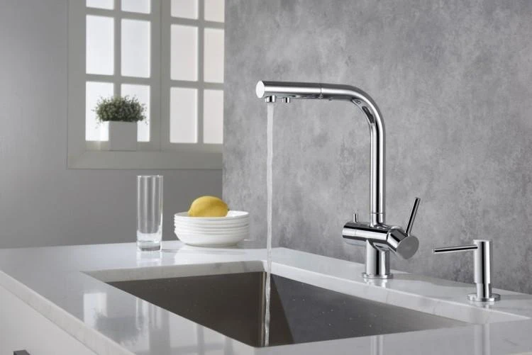 BlueWater Dozatorius plautuvei Mėlyna water Alfa, chromo