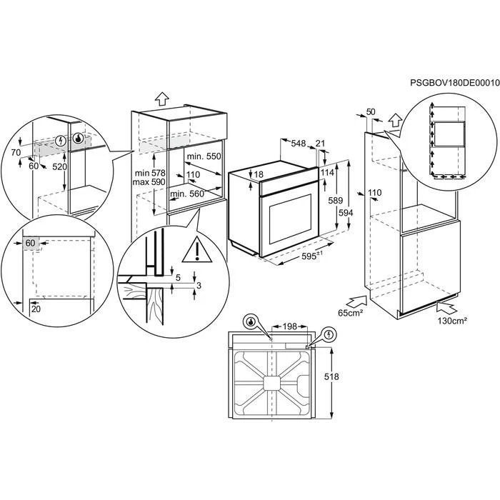 Orkaitė Electrolux EOG2102AOX