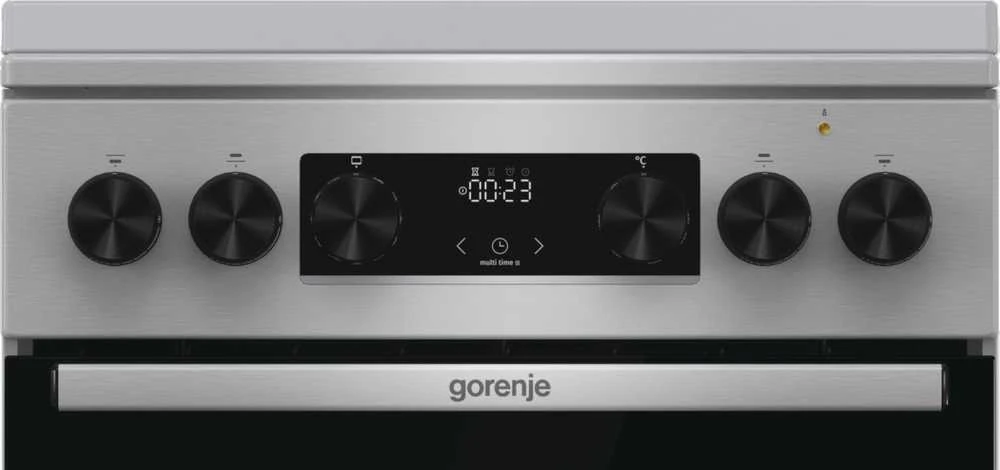 Gorenje GKS5C71XF Freestanding cooker with orkaitė Sidabrinis