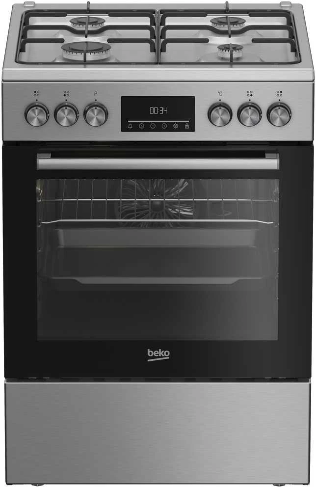 Dujinė viryklė su elektrine orkaite Beko FBE6330GXDSN