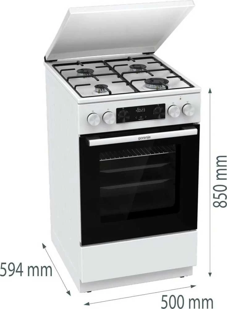 Dujinė viryklė su elektrine orkaite Gorenje GK5C42WJ