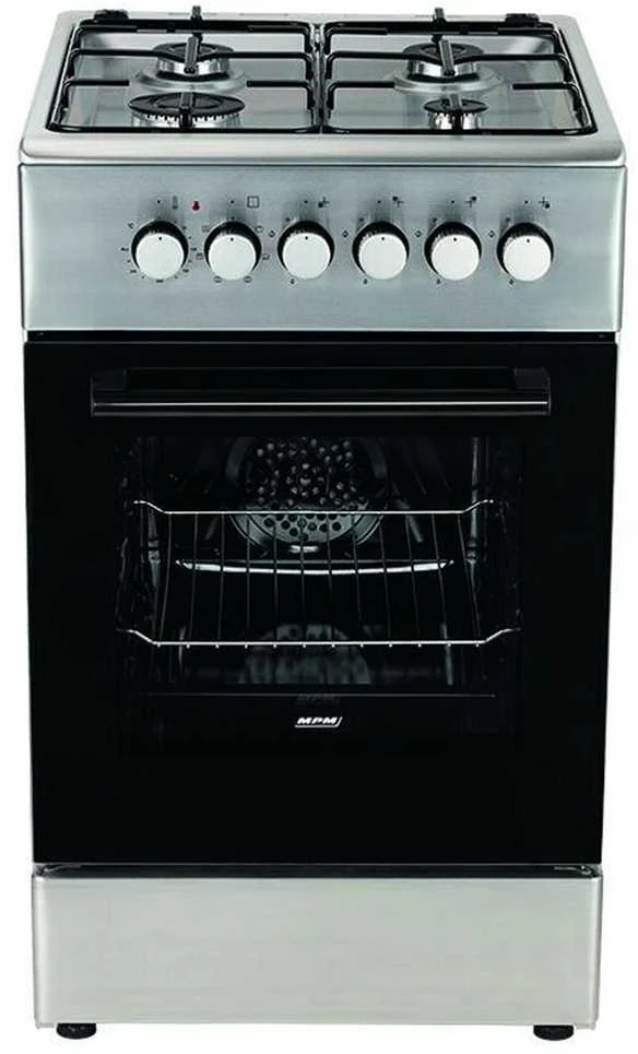 Pastatoma viryklė, dujinė-elektrinė viryklė MPM-54-KGM-06E