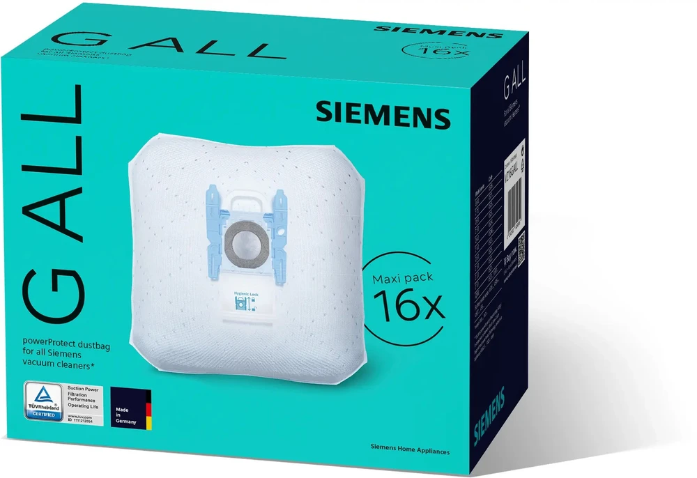 Dulkių siurblio maišelis Siemens VZ16GALL