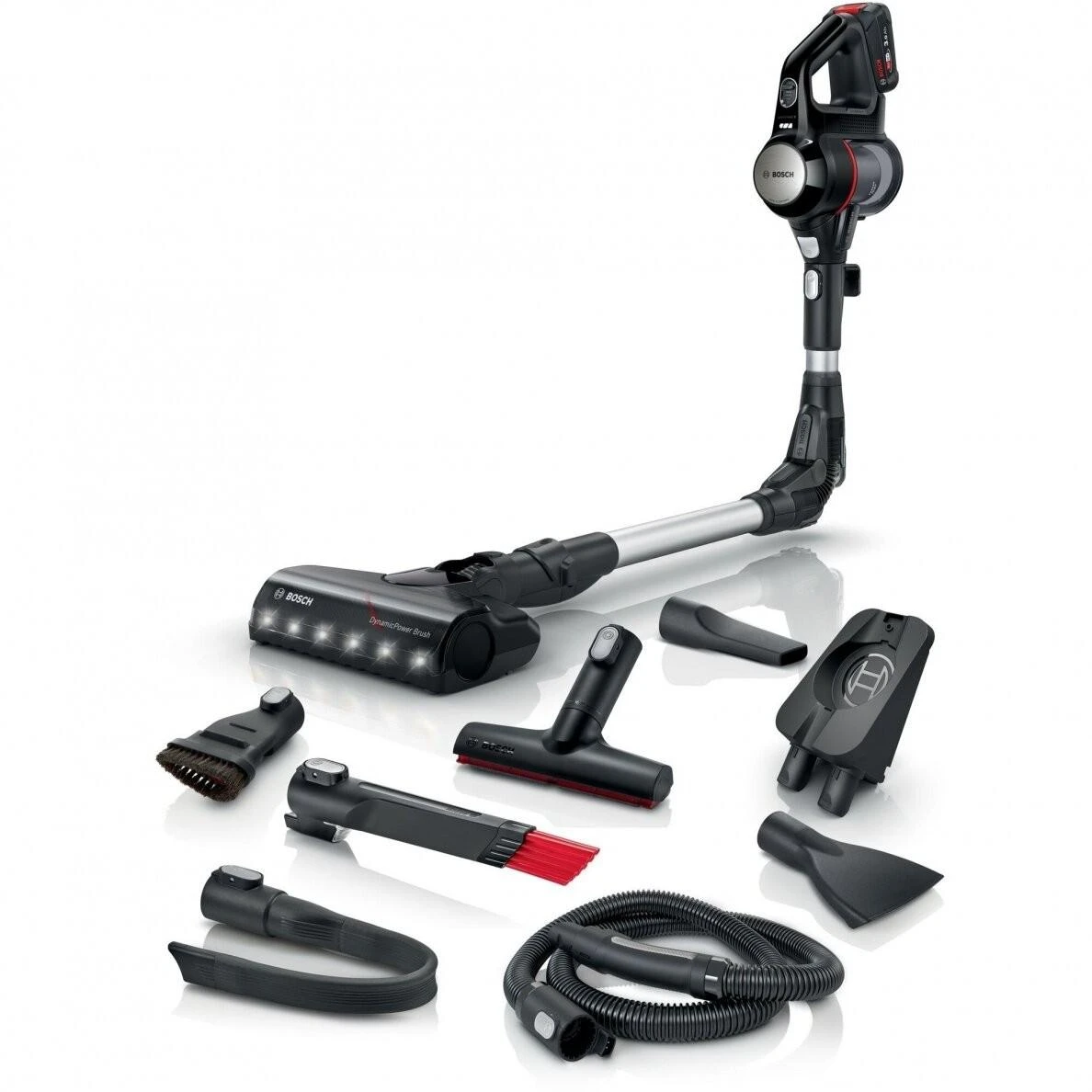 Bosch BCS711EXT Įkraunamasis dulkių siurblys Unlimited 7, Juodas