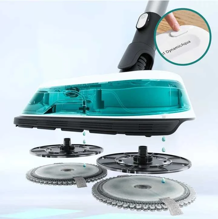 Įkraunamasis du viename dulkių siurblys Bosch Unlimited 7 ProHygienic Aqua, baltas