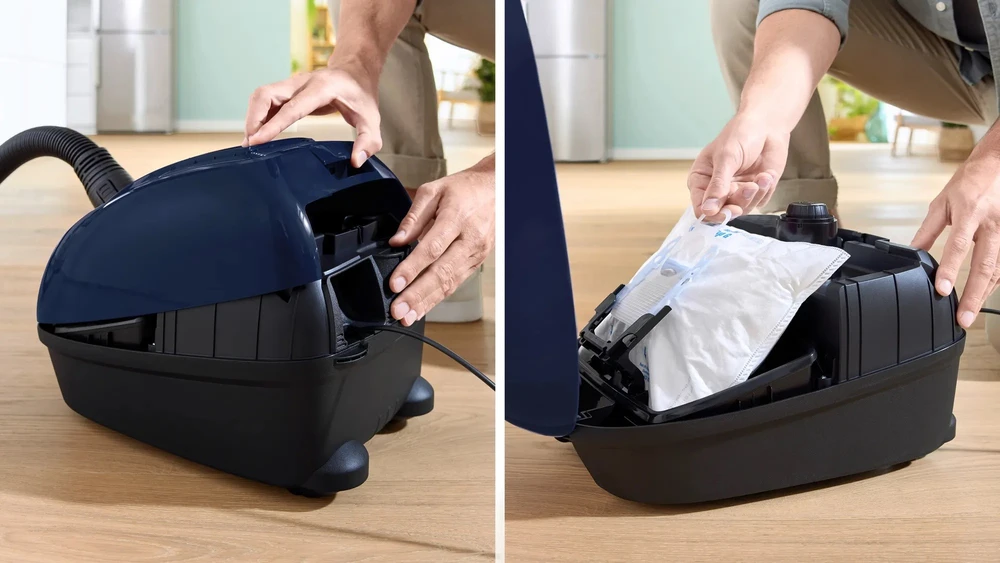 Dulkių siurblys Bosch Serie 4 BGL38BU1 vacuum Drum vacuum Dry 600 W Dust bag