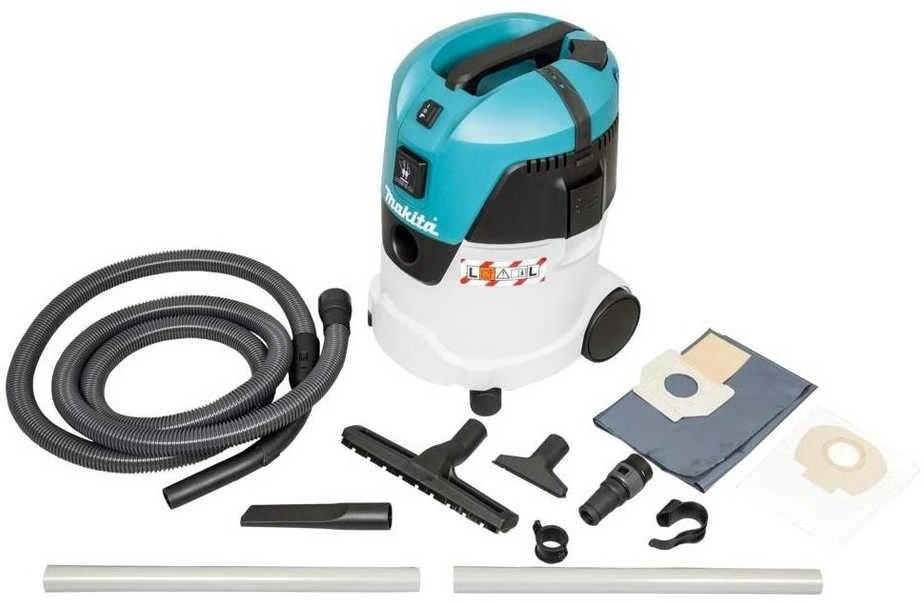 MAKITA Dulkių siurblys VC2512L 1000W 25L, su elektros lizdu, pusiau automatinis filtro valymas