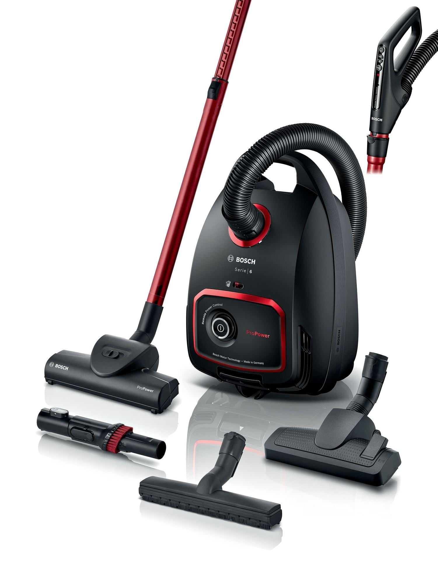 Dulkių siurblys Bosch BGL6POW2 Serie | 6 su maišeliu, ProPower, juodas