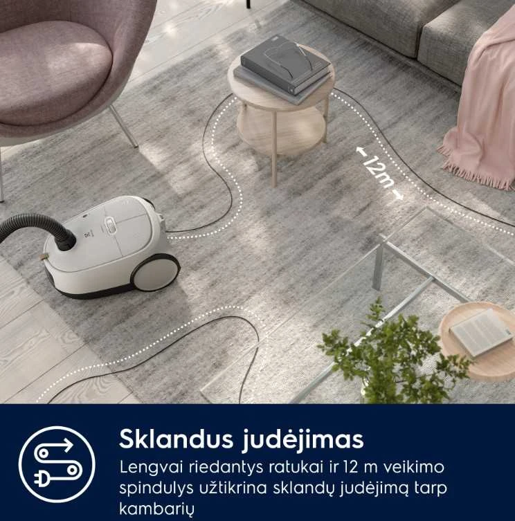 Dulkių siurblys Electrolux EB61H6SW