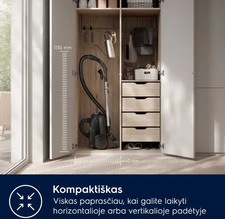 Dulkių siurblys Electrolux EB61H6SW