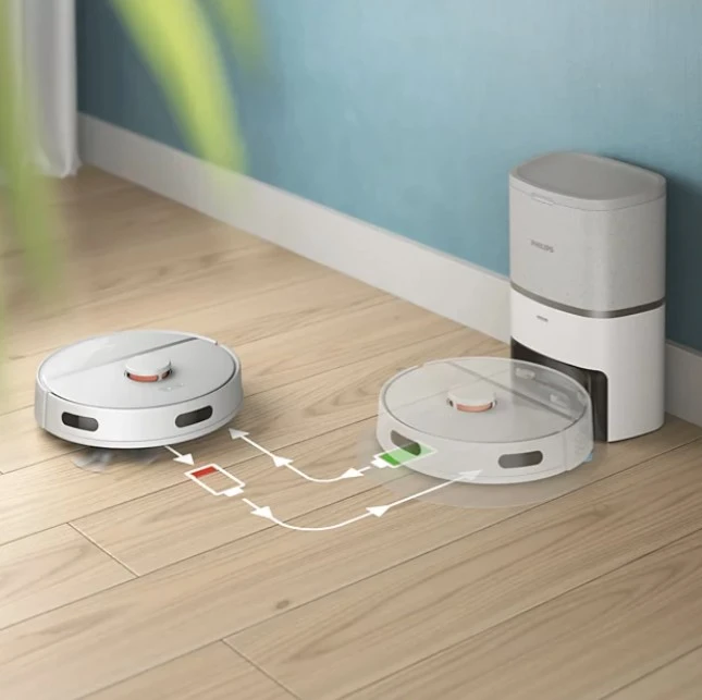 Philips HomeRun 3000 Series Aqua Šlapiai ir sausai valantis robotas XU3110/02