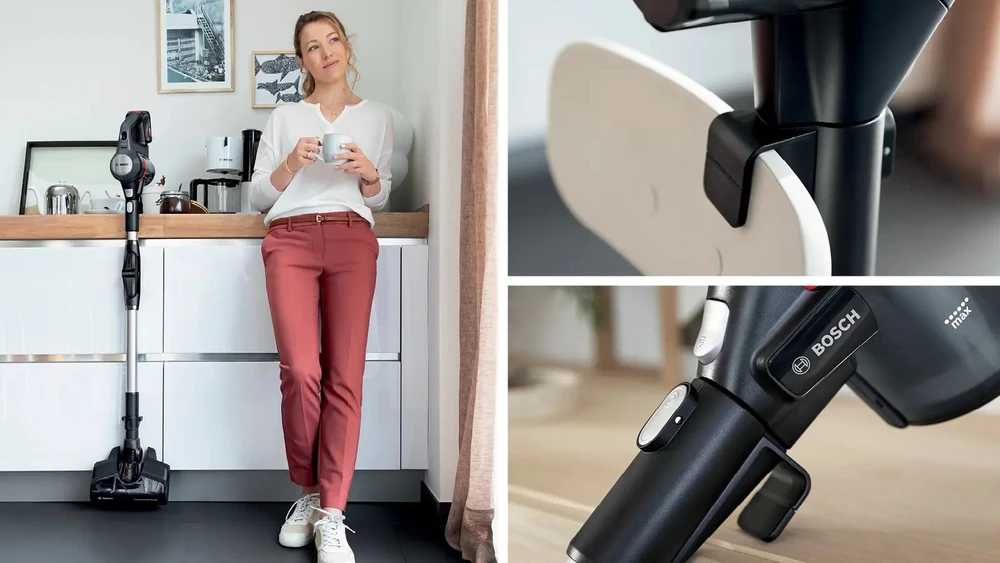 Bosch Įkraunamasis dulkių siurblys Unlimited 7, Grafito spalvos (BBS712A)