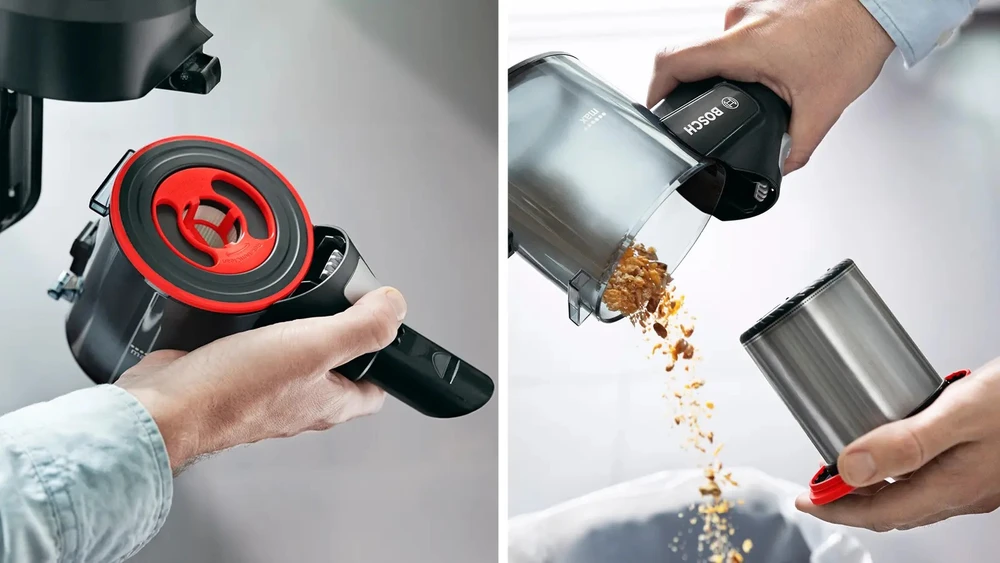 Bosch Įkraunamasis dulkių siurblys Unlimited 7, Grafito spalvos (BBS712A)